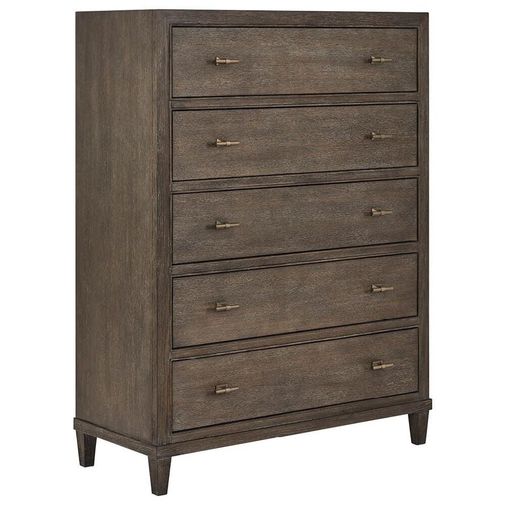 Furniture Worldwide Montclair 5-Drawer Chest in Cocoa, , large