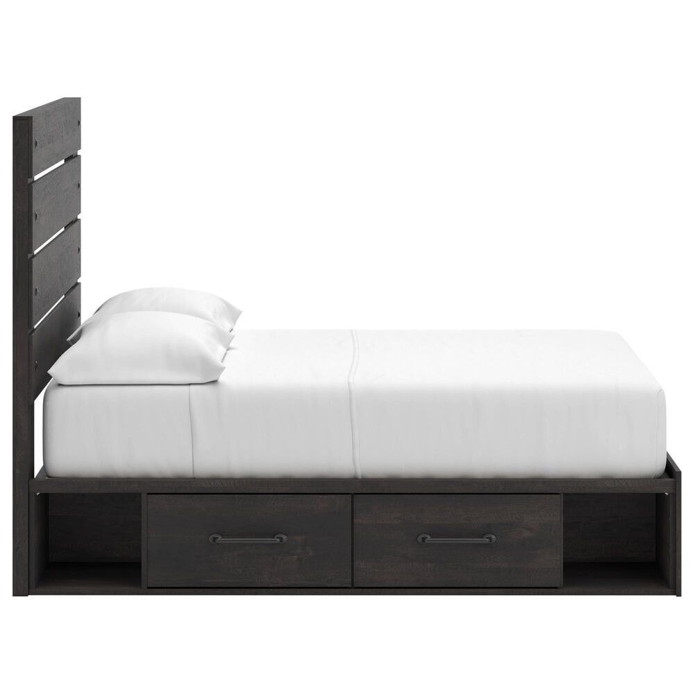 Ashley Hollivern Full Panel Storage Bed  in Dark Gray, , large