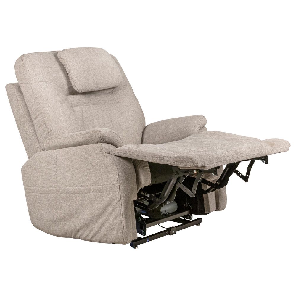Flexsteel Power Zero Gravity Lift Recliner in Dove NFM