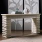 Hooker Furniture Commerce and Market Melrose Console Table in Whites, Cream and Beige, , large