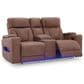 Ashley Point Clear Power Reclining Loveseat in Caramel, , large