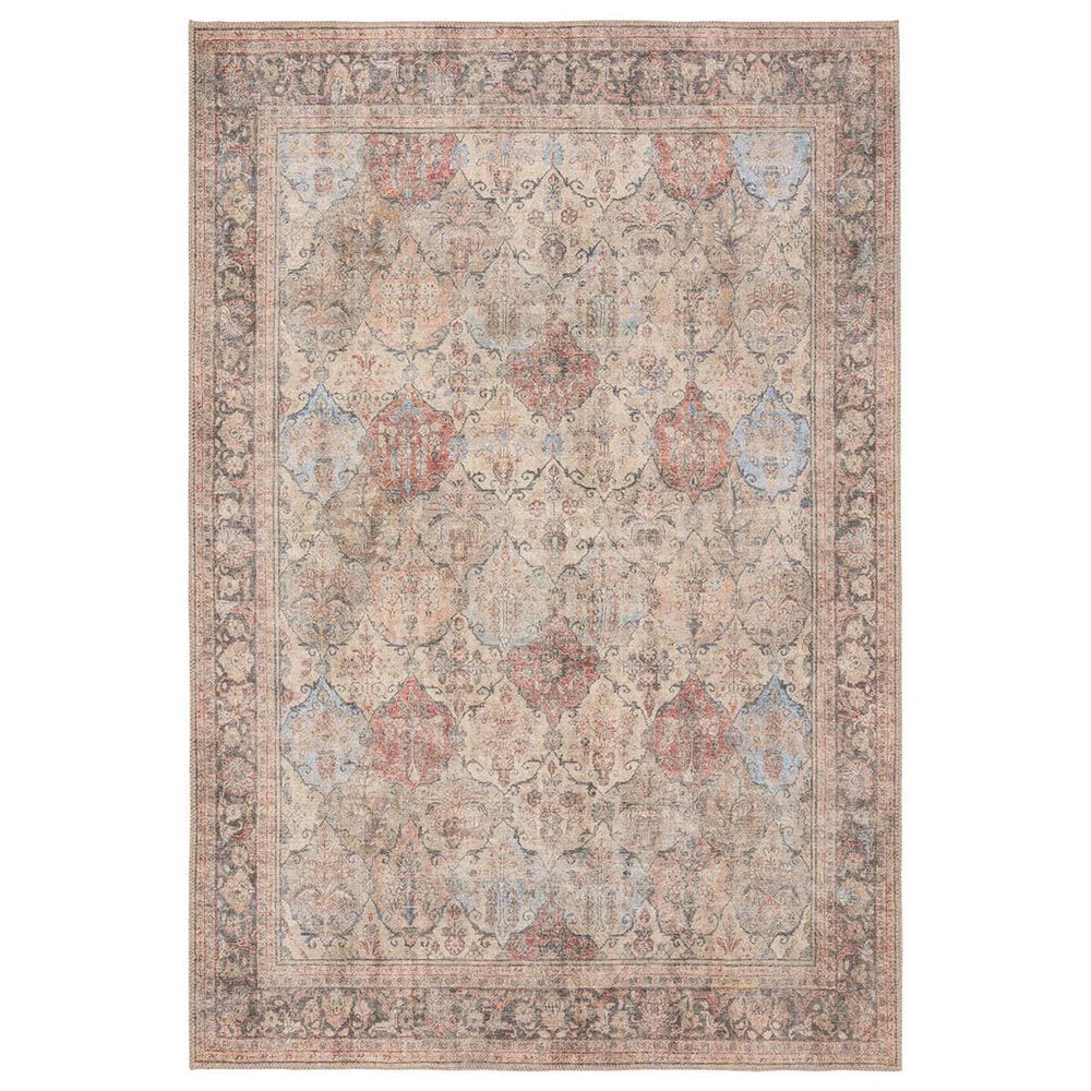 Jaipur Garcia Toreth 3" x 8" Moonlight, Major Brown, Humus, Arona and Light Mahogany Runner, , large