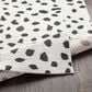 Surya Moroccan Shag Black and White 5"3" x 7"3" Area Rug, , large