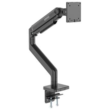 MSI Full-Motion Monitor Desk Mount for 17 to 49" Displays in Matte Black, , large