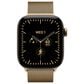Apple Watch Series 12 (GPS + Cellular) 42mm Radiant Gold Titanium Case with Radiant Gold Milanese Loop and 2-Year AppleCare+, , large