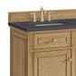 James Martin Vanities Lorelai 60" Double Vanity in Light Natural Oak with 3 cm Charcoal Soapstone Quartz Top, , large