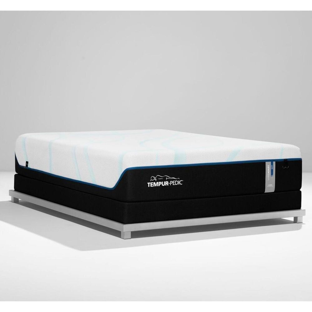 Tempur-Pedic TEMPUR-LUXEADAPT Soft Queen Mattress with Low Profile Box ...