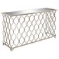 Maple and Jade Frame Console Table in Silver, , large