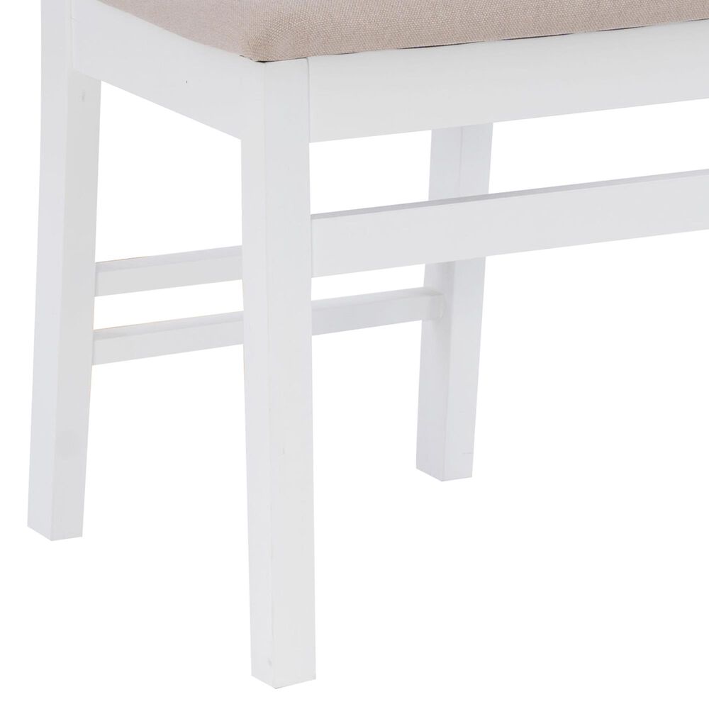 Linon Home Decor Triena X-Back Side Chair in White (Set of 2), , large
