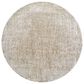 Surya Masterpiece MPC-2322 Medium Gray, Light Gray and Cream 5"3" Round Area Rug, , large
