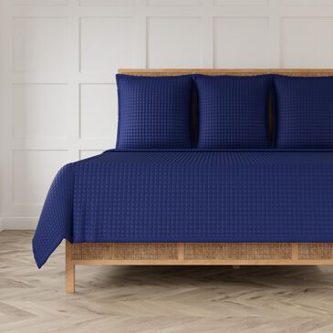 Ann Gish Ready-to-Bed 2.0 Twin Quilted Coverlet in Navy, , large