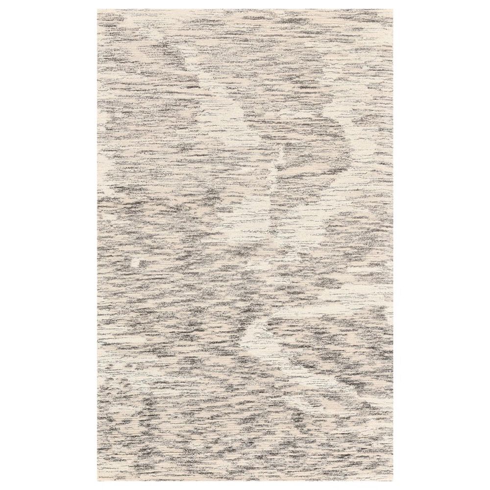 Amer Rugs Mexico Ivory and Charcoal 3"6" x 5"6" Area Rug, , large