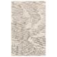 Amer Rugs Mexico Ivory and Charcoal 3"6" x 5"6" Area Rug, , large
