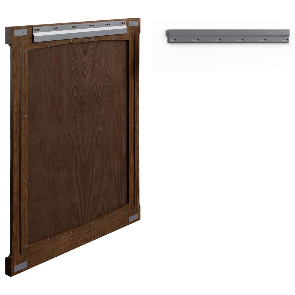 James Martin Kinnsden 30" Rectangular Mirror in Sable Oak, , large