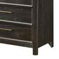 Crown Mark Ethel 5-Drawer Chest in Brown, , large