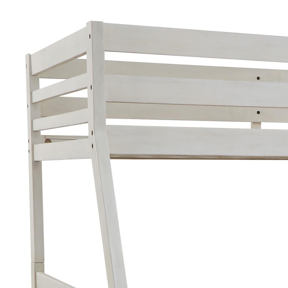 Ashley Robbinsdale Twin over Full Bunk Bed with Storage in Antique White, , large