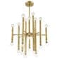 Savoy House 24-Light Chandelier in Natural Brass, , large
