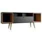 Dayton Theodore 62.99" TV Stand in Black/Cinnamon, , large