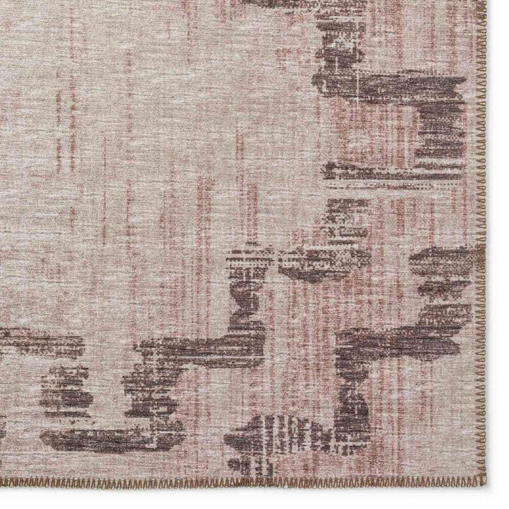 Dalyn Rug Company Sedona Geometric 3&#39; x 5&#39; Walnut Indoor/Outdoor Area Performance Rug, , large