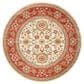 Safavieh Lyndhurst LNH212 6" Round Ivory and Rust Runner, , large