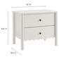 Modway Emmeline Scalloped 2 Drawer Nightstand in White, , large