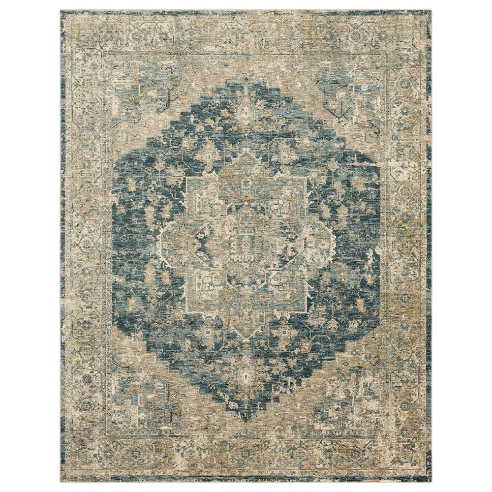 Karastan Marash Traditional 5" x 7"6" Blue Area Rug, , large