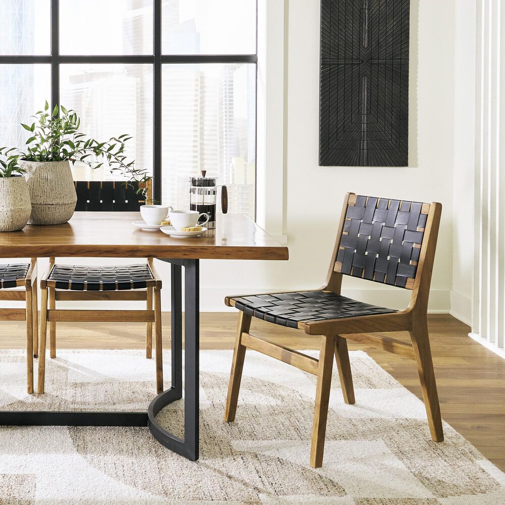 Millenium Fortmaine 7-Piece Dining Set in Brown and Black, , large