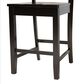 Baxton Studio Nicolette Counter Stool in Dark Brown (Set of 2), , large