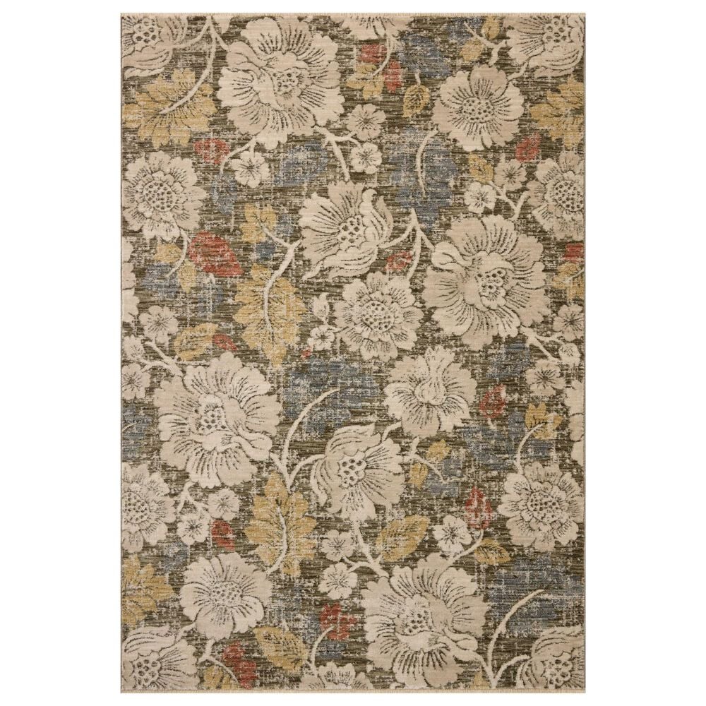 Loloi Eileen Olive and Multicolor 3"11" x 5"7" Area Rug, , large