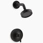 Kohler Purist Rite-Temp Shower Trim Kit with Lever Handle in Matte Black, , large