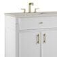 James Martin Bellshire 72" Double Bathroom Vanity in Bright White with 3 cm Siberian Silestone Top, Rectangular Sinks and FreePower Wireless Charger, , large