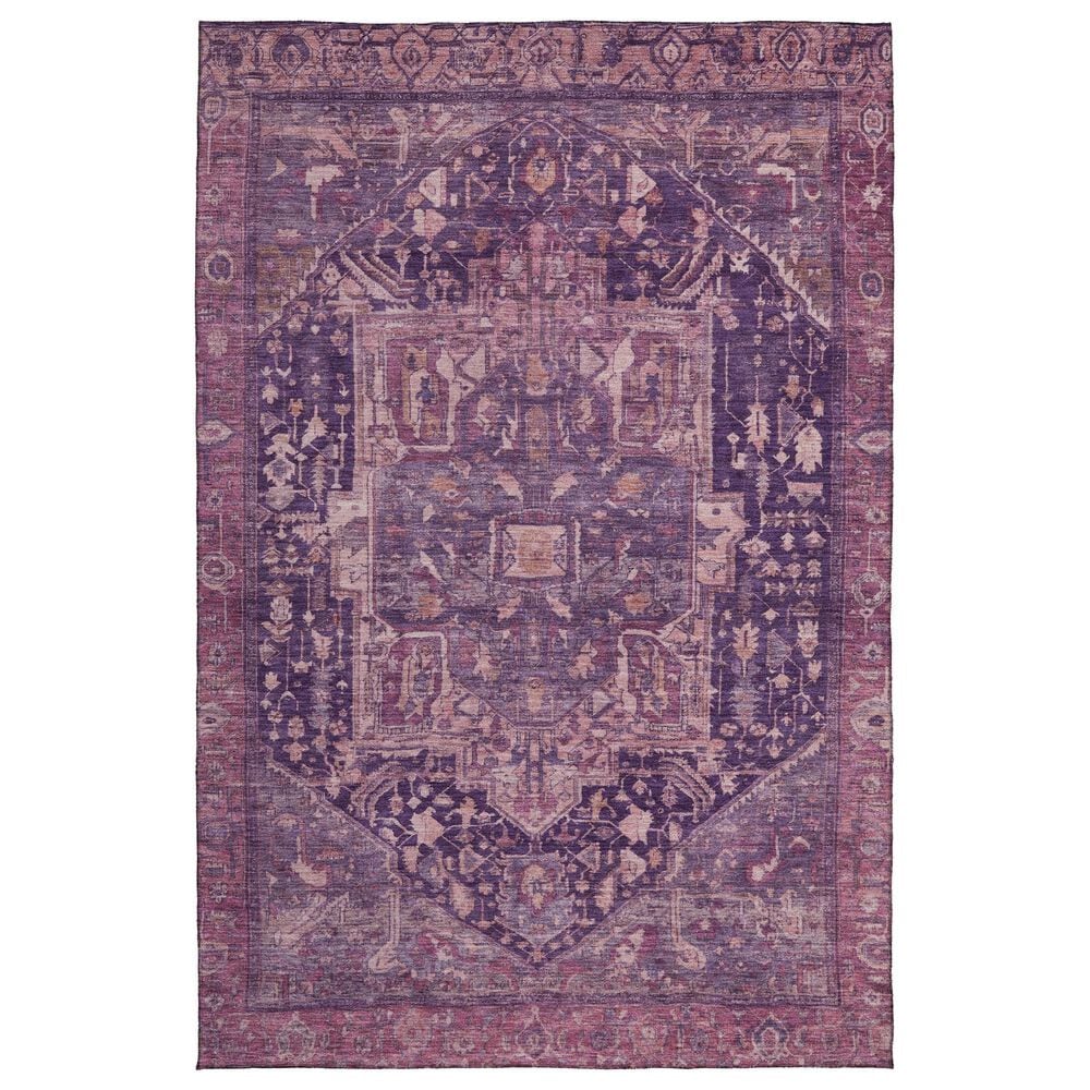 Dalyn Rug Company Solace SL14 10" x 14" Eggplant Area Rug, , large