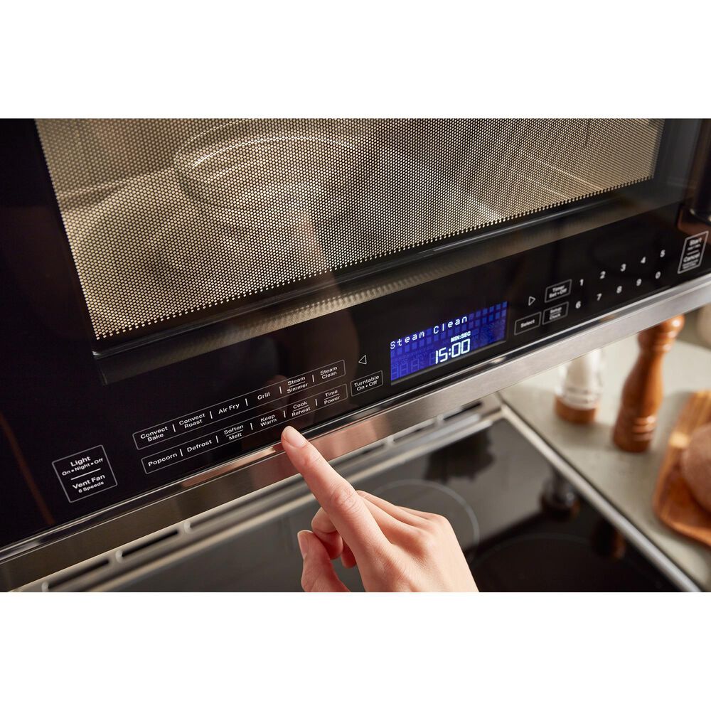 KitchenAid 1.9 Cu. Ft. Over-the-Range Convection Microwave with Air Fry Mode in Stainless Steel, , large
