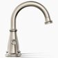 Kohler Bellera Widespread Bathroom Sink Faucet in Vibrant Brushed Nickel, , large