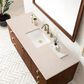 James Martin Vanities Amberly 60" Single Bathroom Vanity in Walnut with 3 cm Eternal Marfil Quartz Top and Rectangular Sink, , large