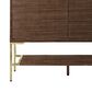 James Martin Vanities Mantova 47.3" Single Vanity in Mid-Century Walnut and Champagne Brass with 3 cm Glossy White Composite Stone Top and Rectangular Sink, , large
