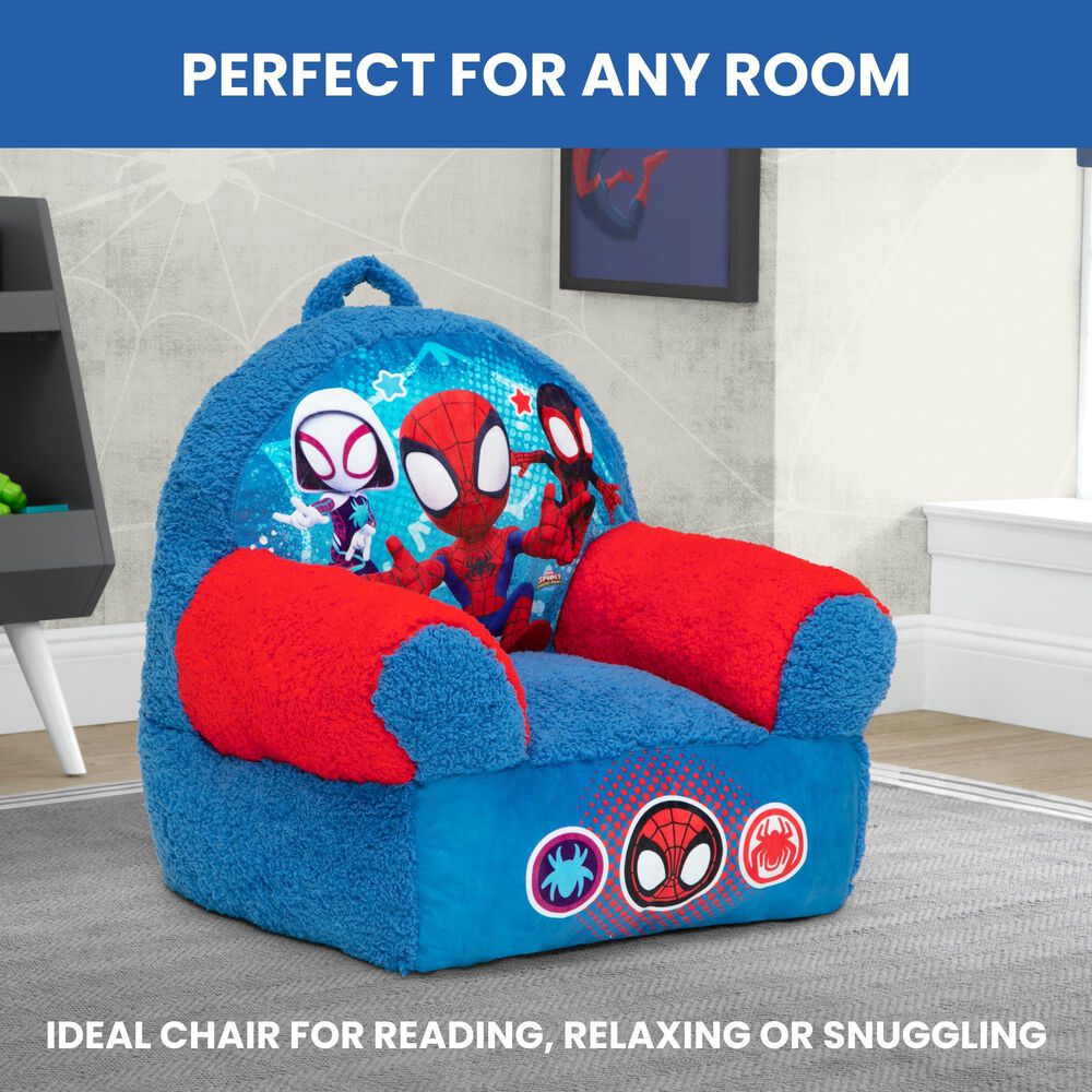 Delta Children Spidey and His Amazing Friends Cozee Buddy Chair in Blue, , large