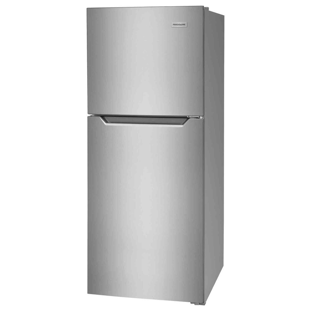 Frigidaire 10.1 Cu. Ft. Top Freezer Apartment Size Refrigerator in Brushed Steel, , large