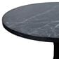 Leisuremod Verve 27" Coffee Table with MDF Top in Black and Black Marble, , large