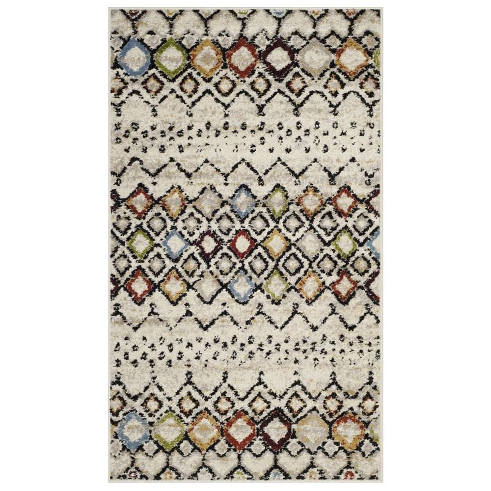 Safavieh Amsterdam AMS108K 3" x 5" Ivory Area Rug, , large