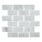 MS International Greecian White 12" x 12" Polished Natural Stone Mosaic Sheet, , large