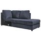 Ashley Maxon Place 2-Piece Left Facing Stationary Sectional in Navy, , large