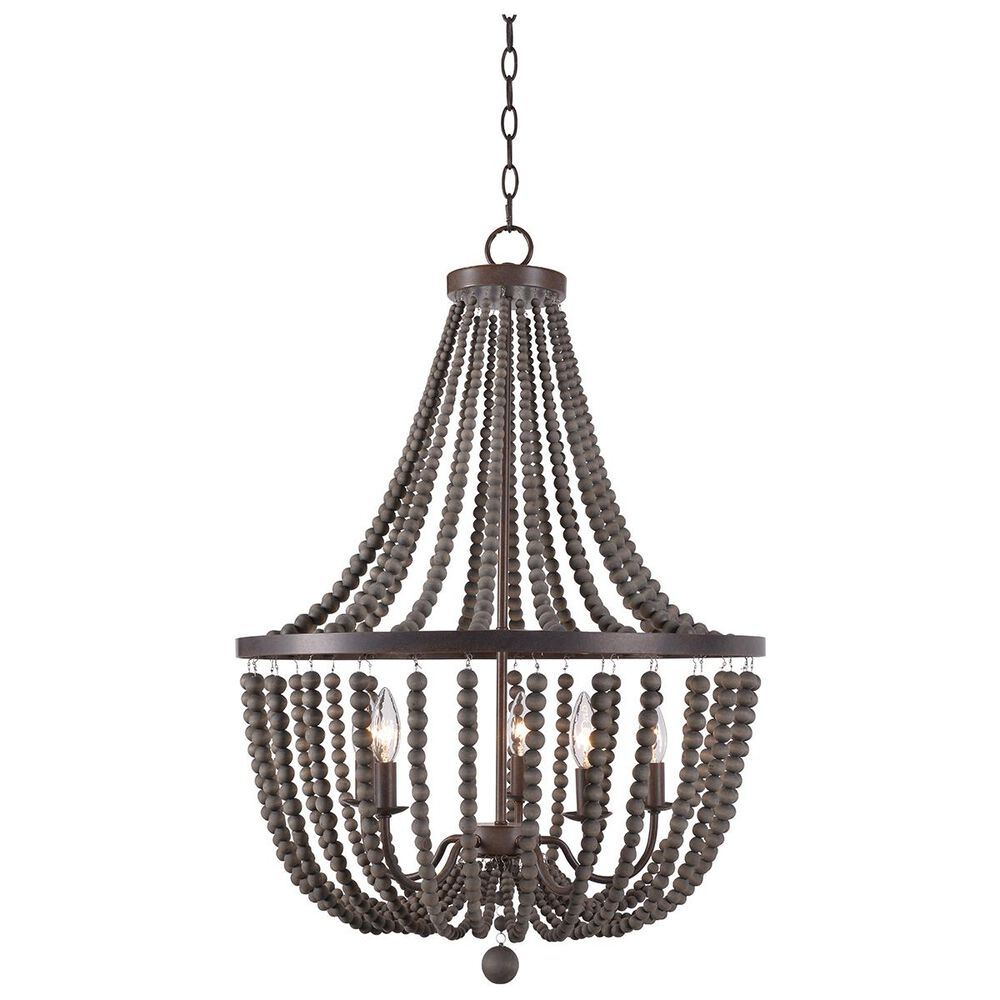 Kenroy Dumas 5-Light Chandelier in Golden Bronze, , large
