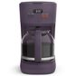 Bella 12-Cup Programmable Coffee Maker in Plum, , large