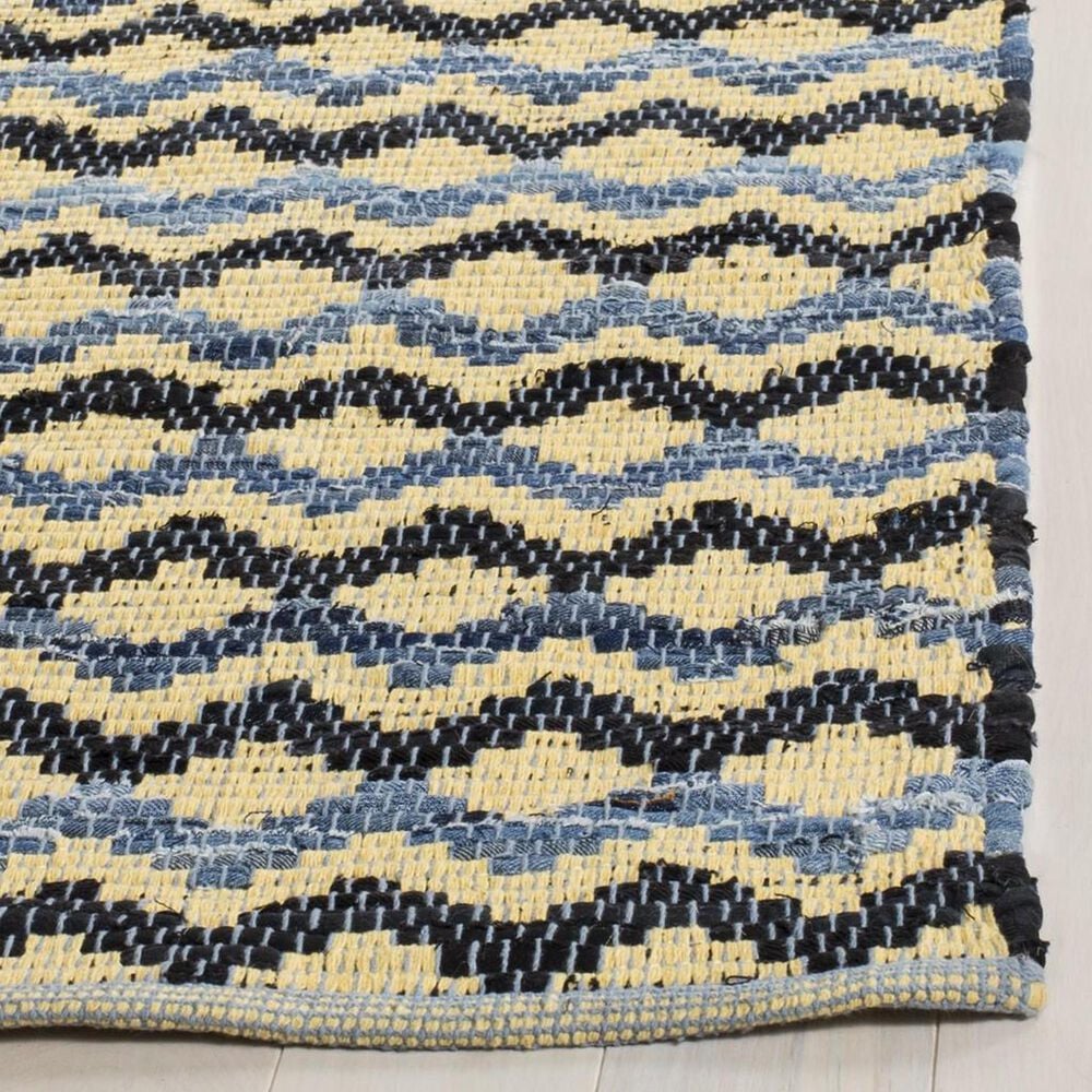Safavieh Montauk 5&#39; x 8&#39; Gold, Blue and Black Area Rug, , large