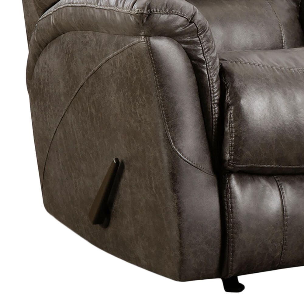 Homestretch Sierra Manual Rocker Recliner in Charcoal, , large