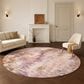 Dalyn Rug Company Lumara Blush 8" Round Area Rug, , large