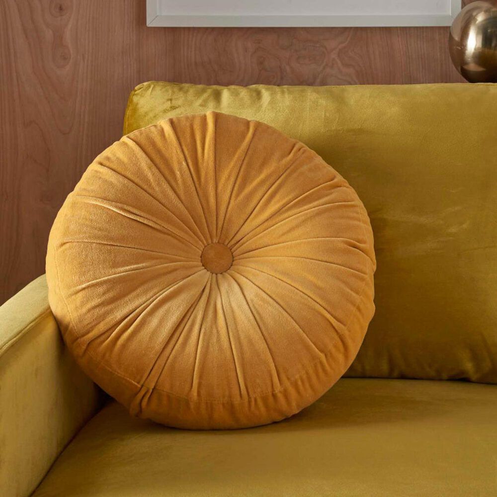 Nourison Life Styles 16&quot; x 16&quot; Throw Pillow in Yellow, , large