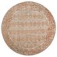 Amer Rugs Eternal 6"7" Round Beige and Rust Area Rug, , large