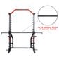 Sunny Health & Fitness Essential Series II Smith Machine Squat Rack in Black and Red, , large
